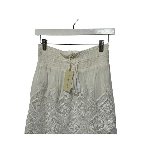 RAMY BROOK WOMENS SIZE SMALL AILANI LACE MINI SKIRT SWIM COVER UP WHITE NEW - Picture 7 of 14
